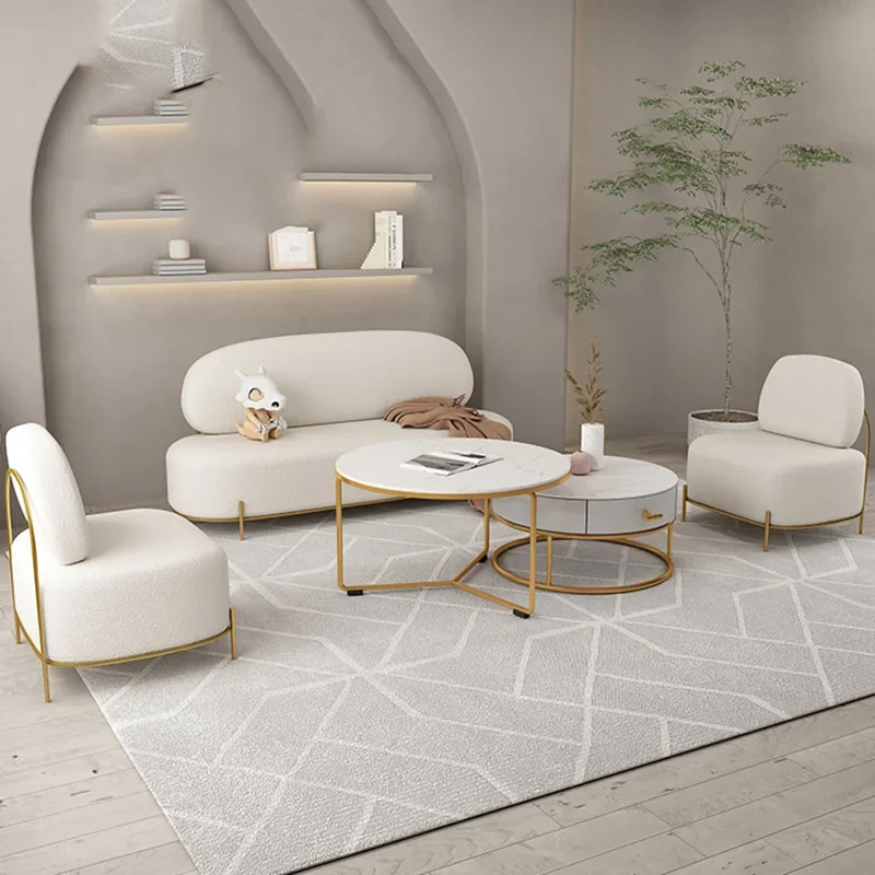 Minimalistyczna Sofa Salon Futon Zestaw Nordic Leniwe Meble Luksusowe Podwójne Łóżko Domowe Nowoczesne Sofy Bezpłatna Wysyłka Alacena LT