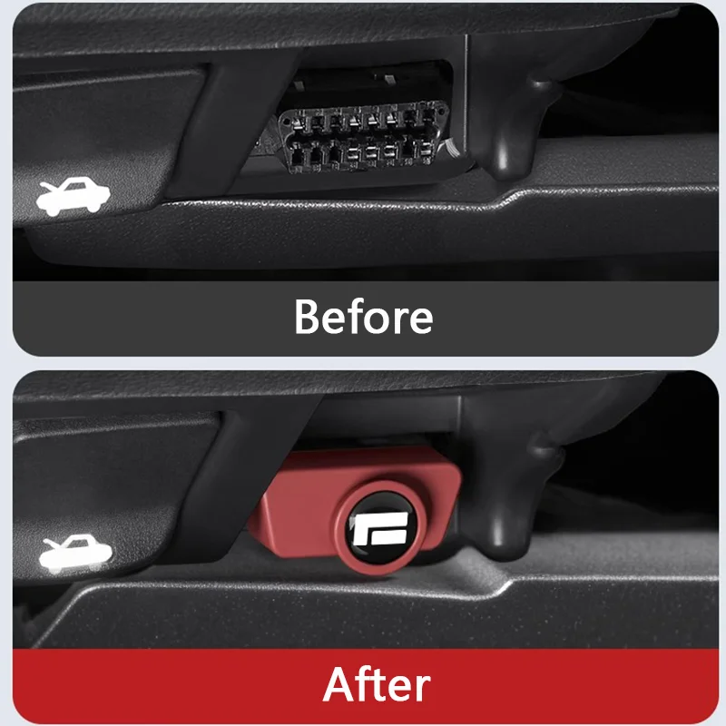 For Jishi Polestone 01 Rox 01 2023-2025 Charging Port Obd Protection Cover Interface Waterproof Dustproof Cover Auto Supplies