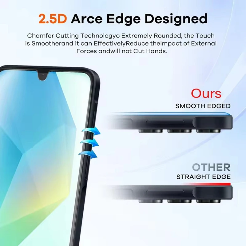 5 قطعة الزجاج المقسى لسامسونج A16 A56 A55 A54 A53 A52 A52S A51 A71 A36 A35 A34 A33 A32 A13 M31 M51 S10E S20FE حامي الشاشة #6