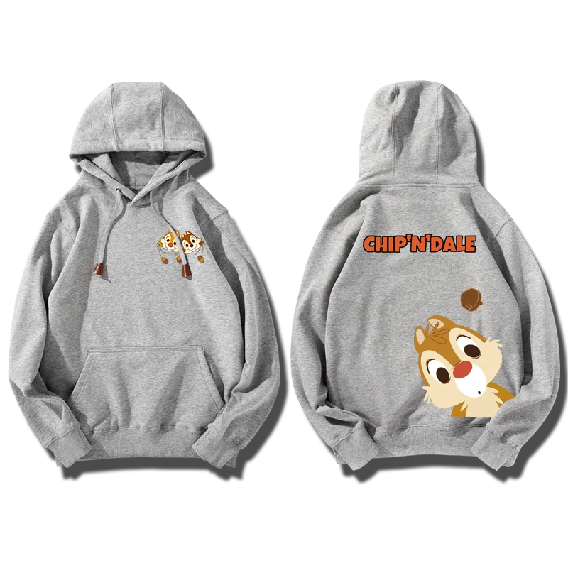 Chipmunk Cartoon Chip an \'Dale Co branded Women\'s Cute Sports Hoodie Couple Hoodie Hoodie Hoodie Women\'s Top Women\'s Hoodie