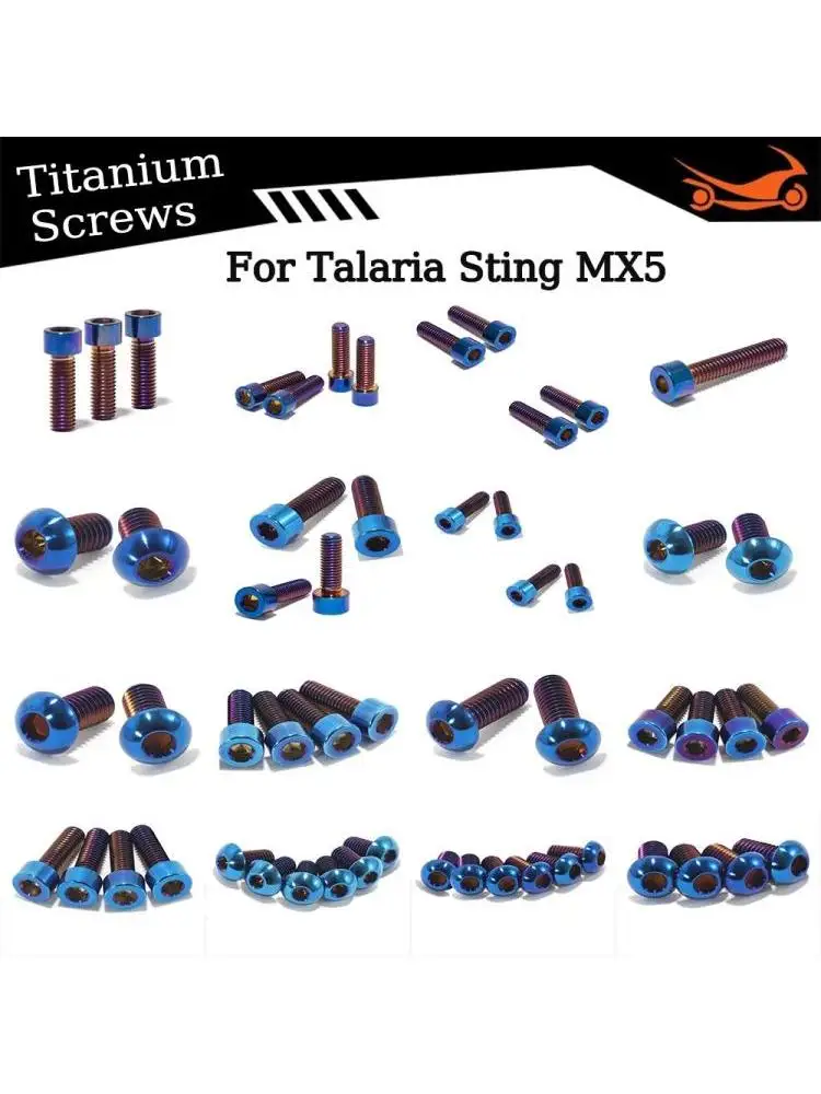AliExpress BIKINGBOY For Talaria Sting MX5 Screws Bolts Set Kit Complete Titanium Electric Dirt Bike Off-Road Motocross