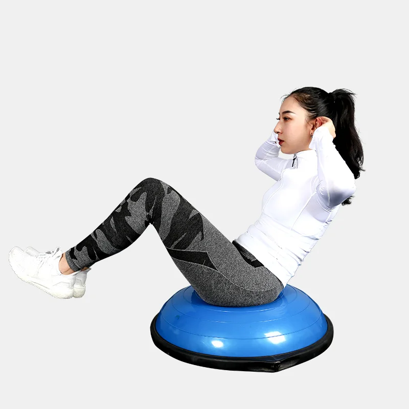 Wave Speed Ball Half Round Foot Step Balance Ball Training Pilates Thickened Explosion Proof Yoga Ball