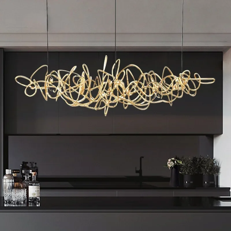 Designer Post-modern Pendant Lamp Living Dining Room Restaurant Bar Modern Suspension Chandelier Art Creative Lights Decoration