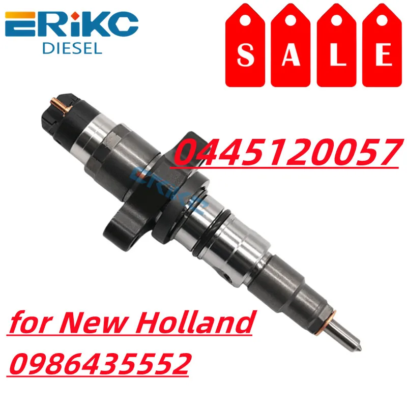 0445120057 Injector Assy Fuel 0 445 120 057 0986435552 Common Rail Injector Diesel Fuel Injector for New Holland