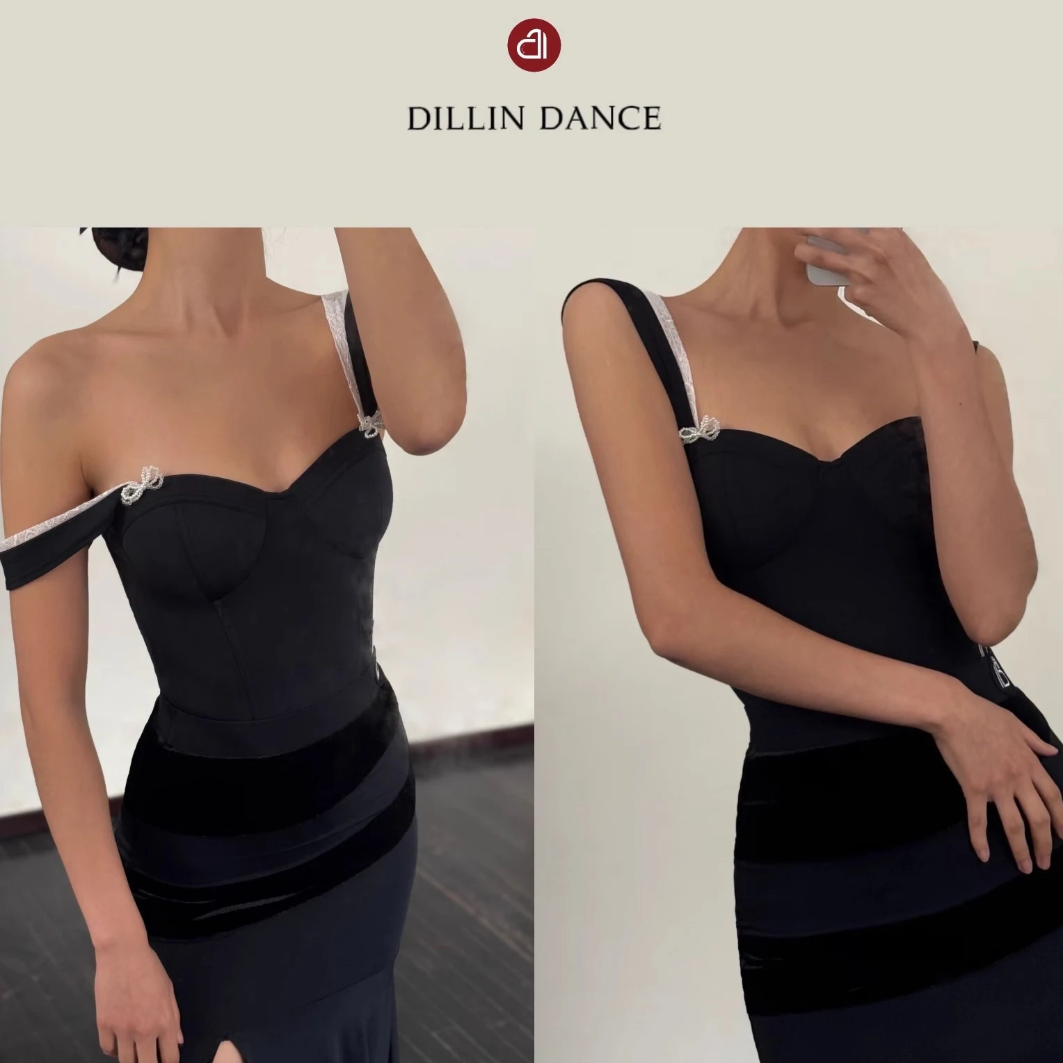 Lace Strap Latin Dance Tops Women Summer Suspender Bodysuit Rumba Salsa Ballroom Dance Clothes Training Practice Clothes BL16033