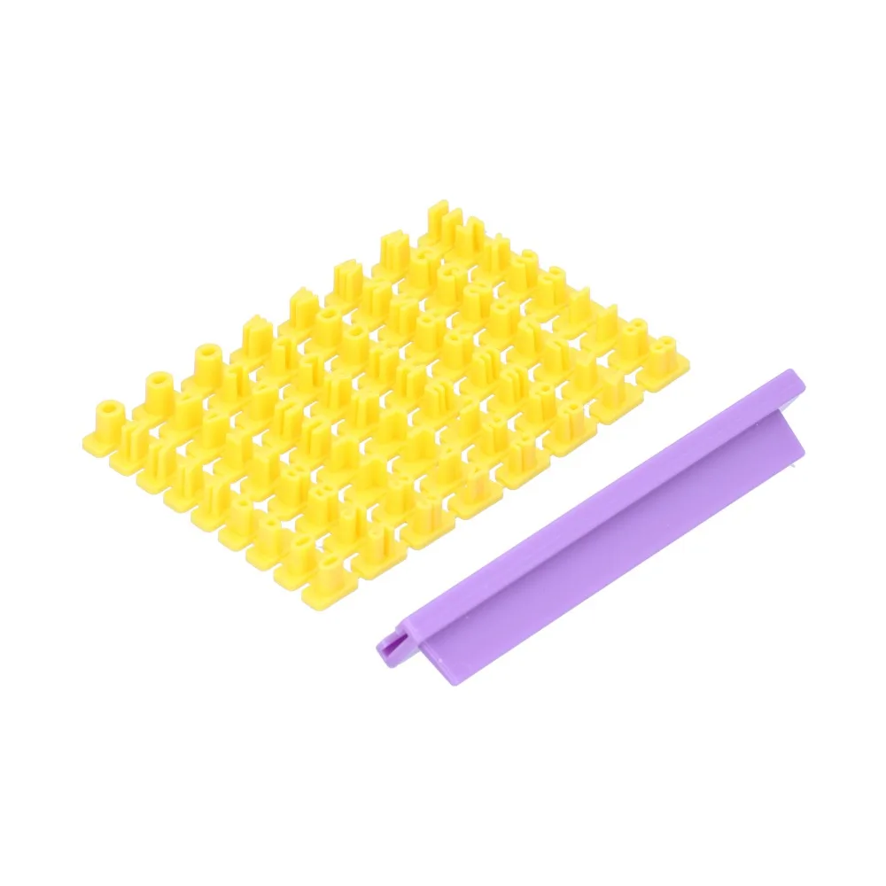 Raised Character Stamp Pieces Cookie Stamps Slotted Holder Fine Workmanship Alphabet Stamps Easy Demolding Claim
