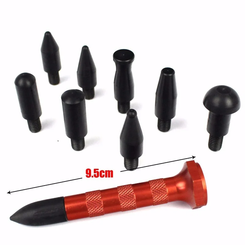 Car Dent Removal Tools Paintless Dent Removal Tap Down Dent Remover Double Head Rubber Hammer Auto Repair Tool