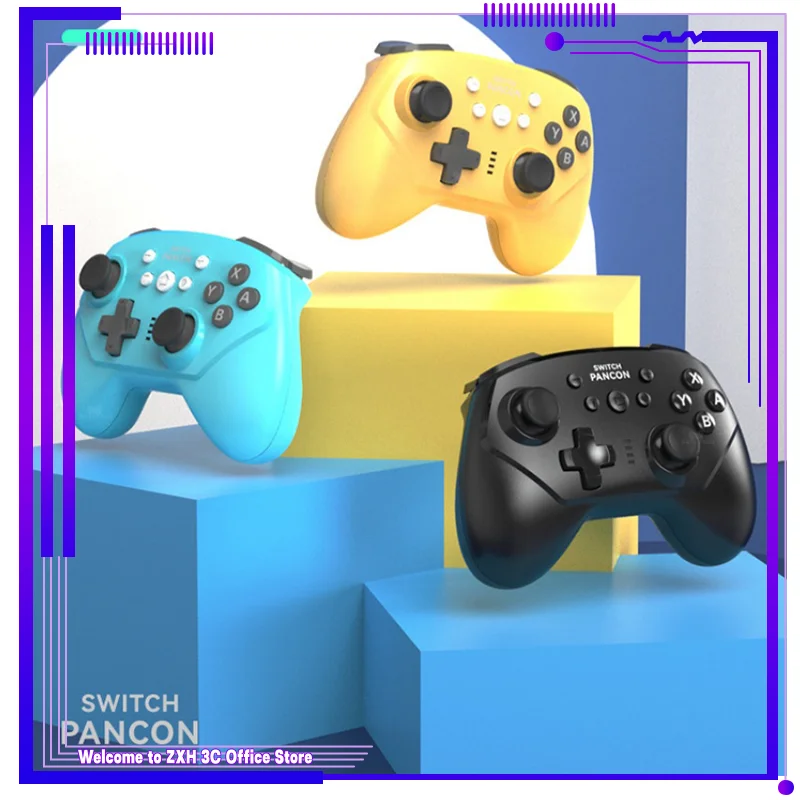 Data Frog-mando inalámbrico con Bluetooth, mando Compatible con Turbo, función de emisión continua de una tecla, Compatible con Switch/Oled/Lite Pc Android