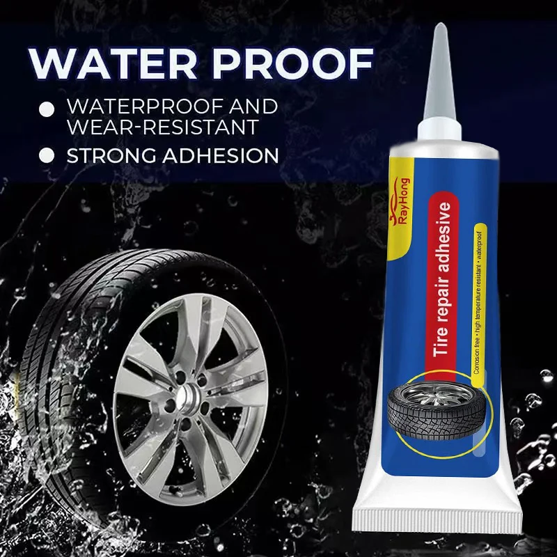 Tire Repair Black Glue Liquid Strong Rubber Wear-resistant Non-corrosive Adhesive Instant Bond Leather