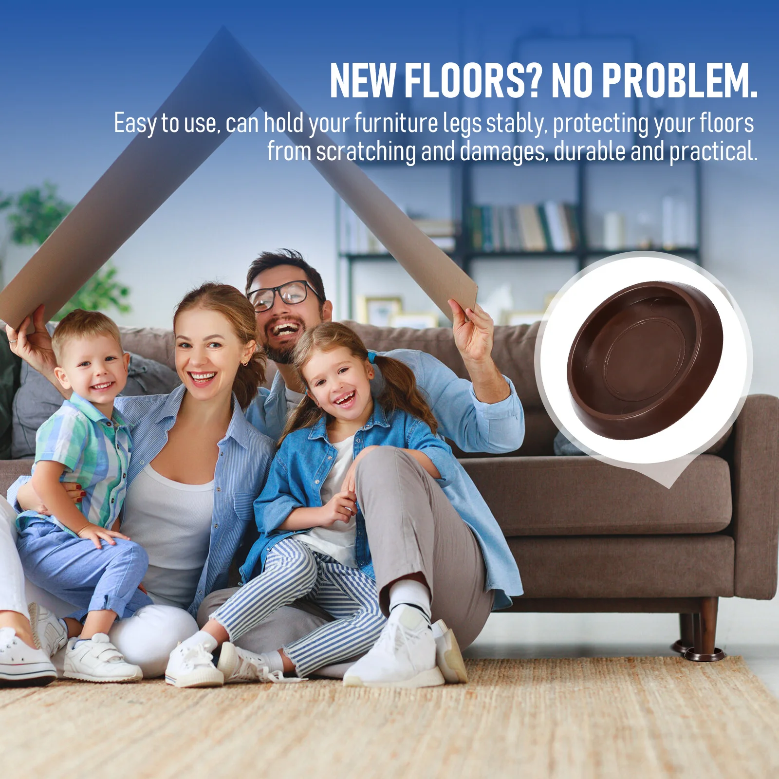 10 قطعة أكواب عجلات ثابتة مضادة للانزلاق لأرجل الأثاث حافظات الأرضية مقابض العجلات وسدادة السرير وسادات الأرائك والكراسي والطاولات والسجاد