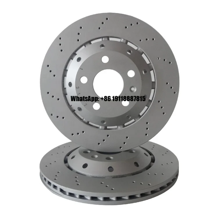 

FOR AUDI RS4 B7 REAR LEFT RIGHT BRAKE DISCS 8E0615602D 8E0615601AB 324mm PAIR