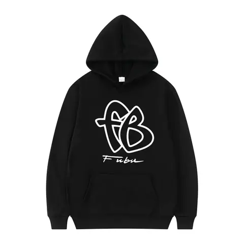 Autumn and Winter Fubu Fb Hoodie, High-quality Men's Hoodie, Fashionable Unisex Streetwear, Men's Casual Pullover