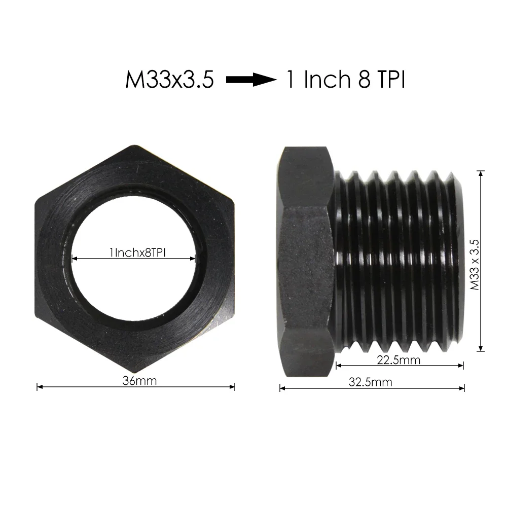 Imagem -04 - Ucdo Carpintaria Torno Headstock Eixo Adaptador M33 Polegada M18 Madeira Torneamento Inserção Roscada Chuck Faceplate Adaptador