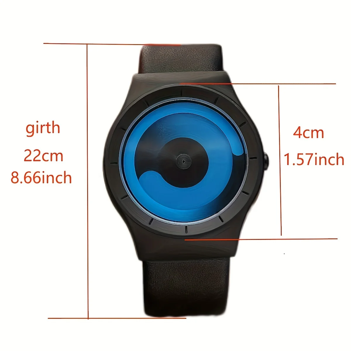 1pcTai Chi Bagua Pointless Wormhole Concept Watch for Men and Women Personalized Creativity Cool Youth Fashion Trend Couple