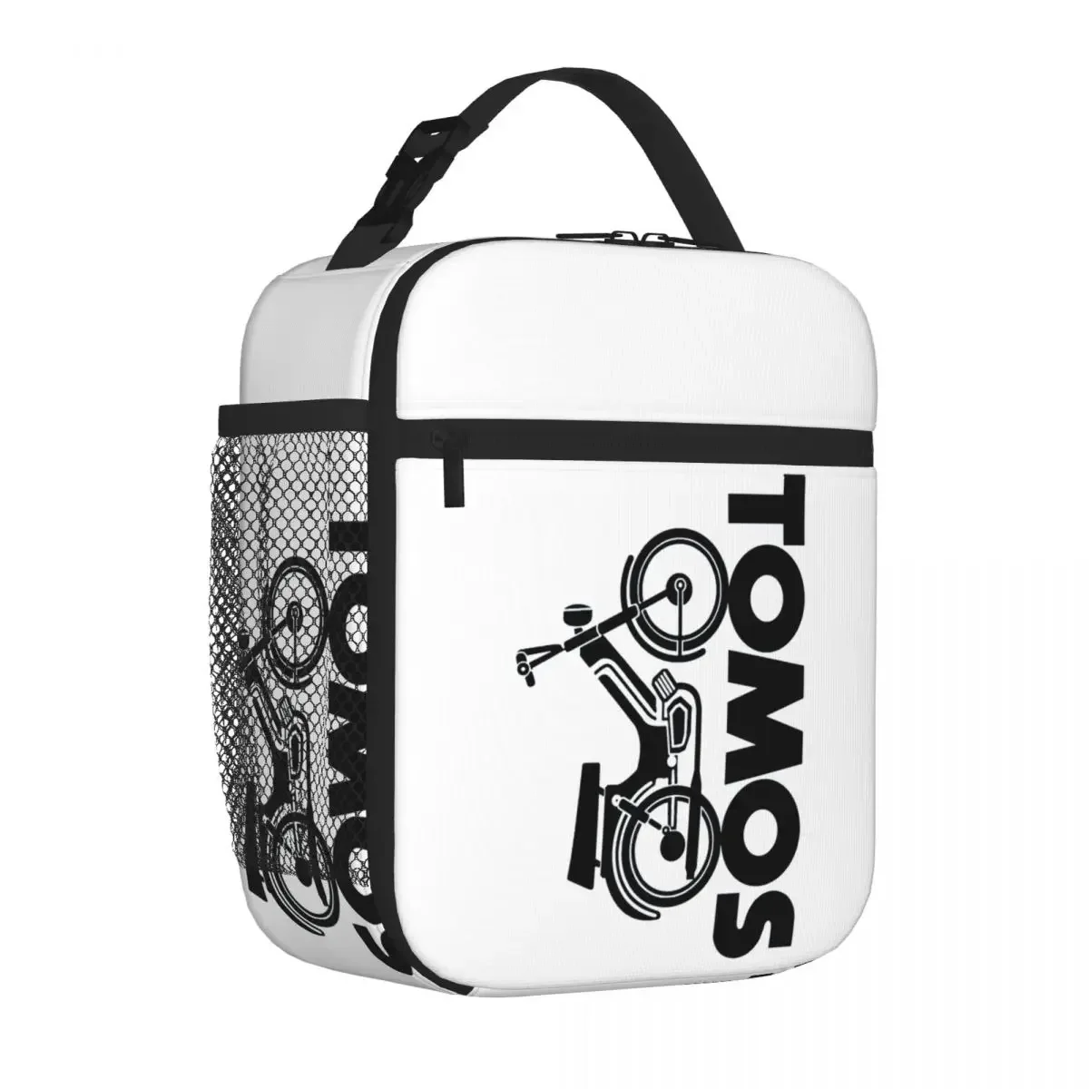 Tomos Moped Lunch Bags Insulated Lunch Tote Waterproof Thermal Bag Leakproof Picnic Bags for Woman Work Children School