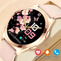 Reloj inteligente LIGE a la moda para mujer, llamadas Bluetooth, esferas personalizadas, Monitor de ritmo cardíaco y salud para mujer, reloj inteligente deportivo resistente al agua con música