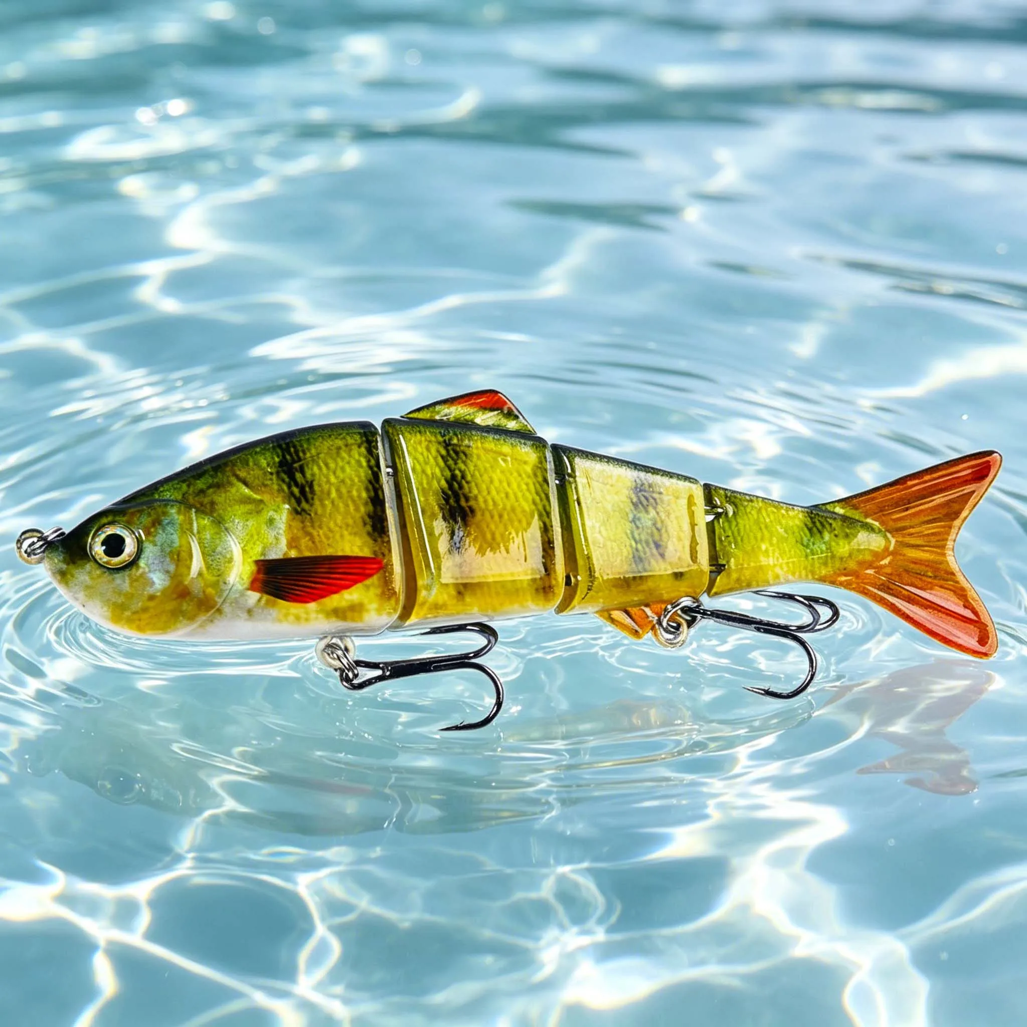 1pc 6Colors Singking Jointed 12.3cm 16.6g Swimbait Hard Bait Bionic Lures Fishing Bait Realistic Fish Shape Multi Section
