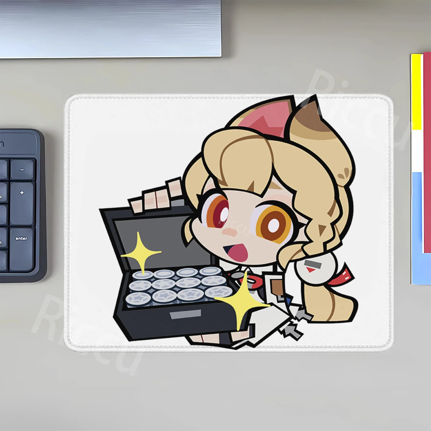Small size Zenless Zone Zero cute Mouse Pad ZZZ vivian Hoshimi Miyabi Jufufu Yuzuha Alice profile photo Large Keyboard Mousepad