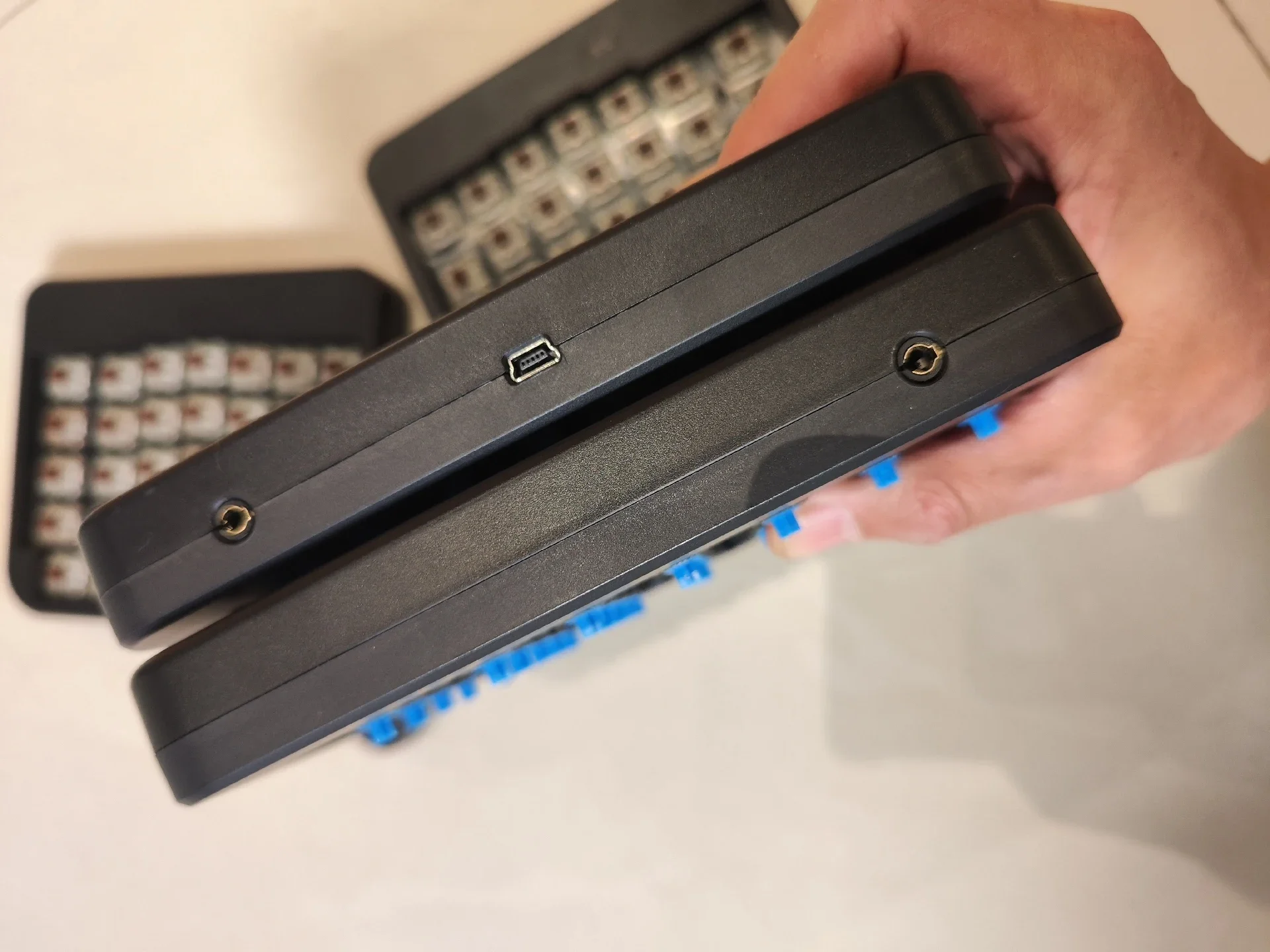 Ergodox-ex Разделенная клавиатура 76 клавиш с возможностью горячей замены Cherry Switch RGB-клавиатура Пользовательская проводная однорежимная эргономичная механическая клавиатура VIA