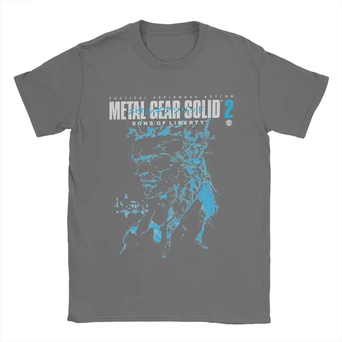 Hipster MGS2 Snake And Raiden Metal Gear Solid T-Shirt Men Women Pure Cotton T Shirts Short Sleeve Tees Unique Clothes Clothing