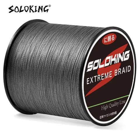 SOLOKING 300M PE 땋은 낚시 라인 슈퍼 강한 일본 멀티 필라멘트 바다 낚시 라인 10LB-80LB 잉어 라인 송어 라인