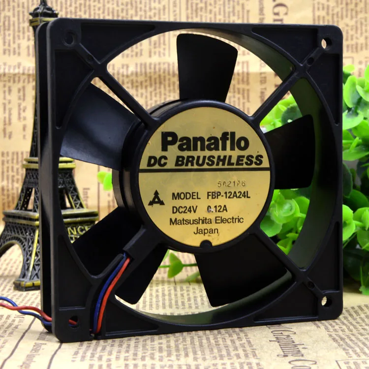 FBP-12A24L Panasonic Panaflo 12cm 24V 0.12a 12025 Frequency Converter Cooling Fan