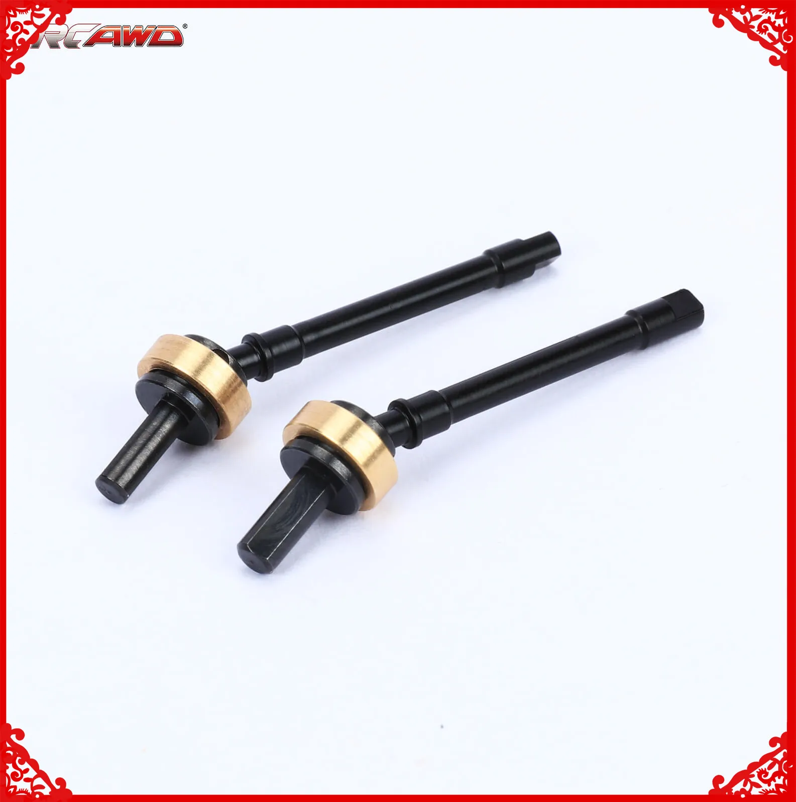 Upgraded front door axle CVD transmission shaft  for Axial 1/24  SCX24 crawlers AXI90081 AXI0001 AXI0002 AXI00005