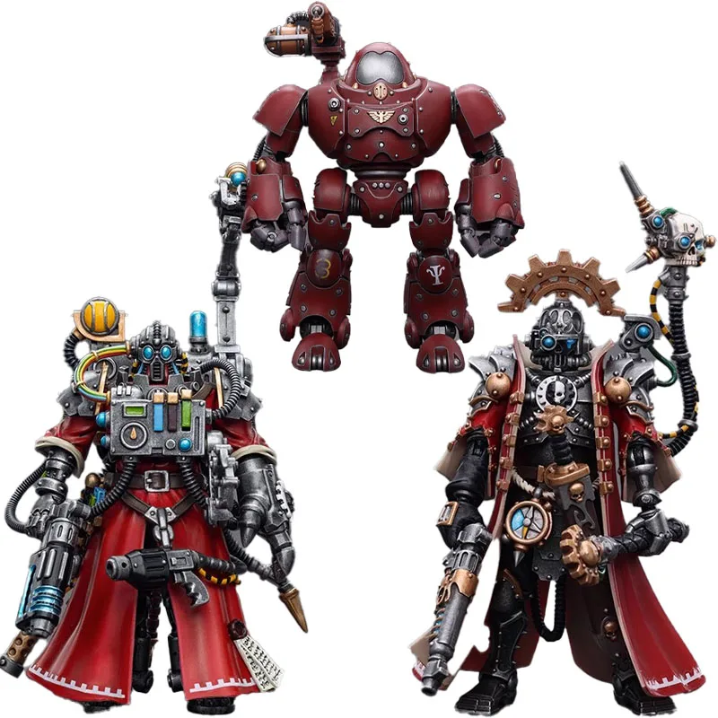 JOYTOY WARHAMMER 40,000 Adeptus Mechanicus Cybernetica Datasmith Skitarii Marshal Kastelan Robot with Incendine Combustor Model