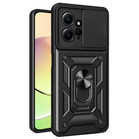 For Xiaomi Redmi Note 12 4G Case Magnetic Ring Stand Holder Back Cover for  Redmy Not 12 Note12 4G Shockproof Armor Phone Cases