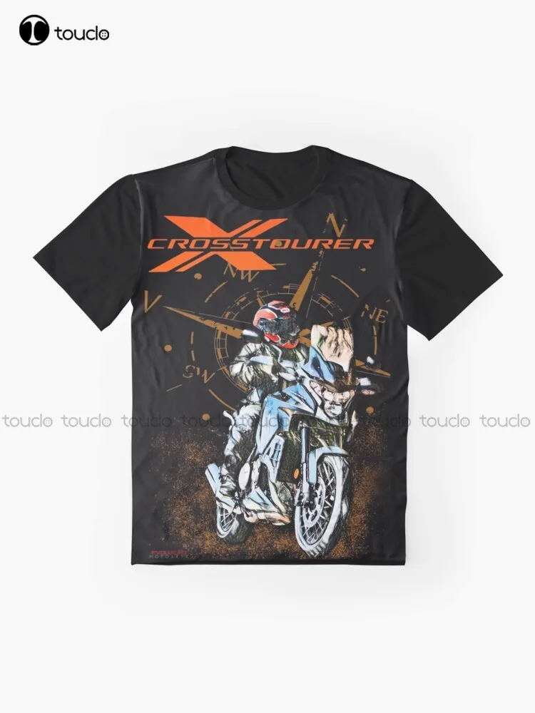 Crosstourer 1200 Bigtrail Moto, Motorcycles Graphic T-Shirt Custom Aldult Teen Unisex Digital Printing Tee Shirts Custom Gift