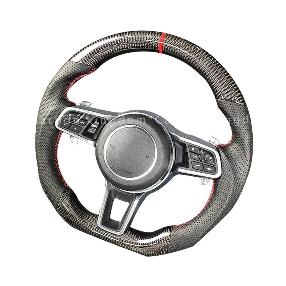 Genuine Carbon Fiber Steering Wheel For Porsche 911 971 996 987 997 Suitable For Car Interior Decoration Steering Wheel