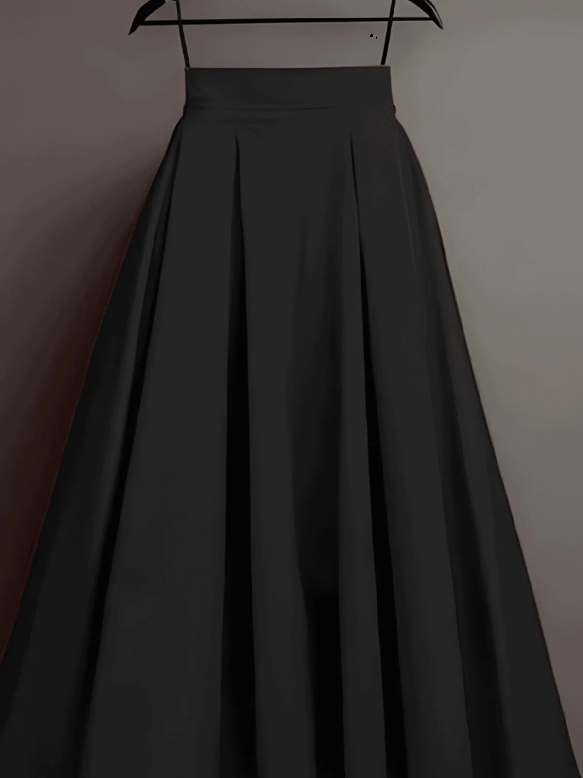 High Waist A-Line Midi Skirt for Women plus Size Autumn Winter Checkered Suit Style Half-length Skirt Artistic Commute Style