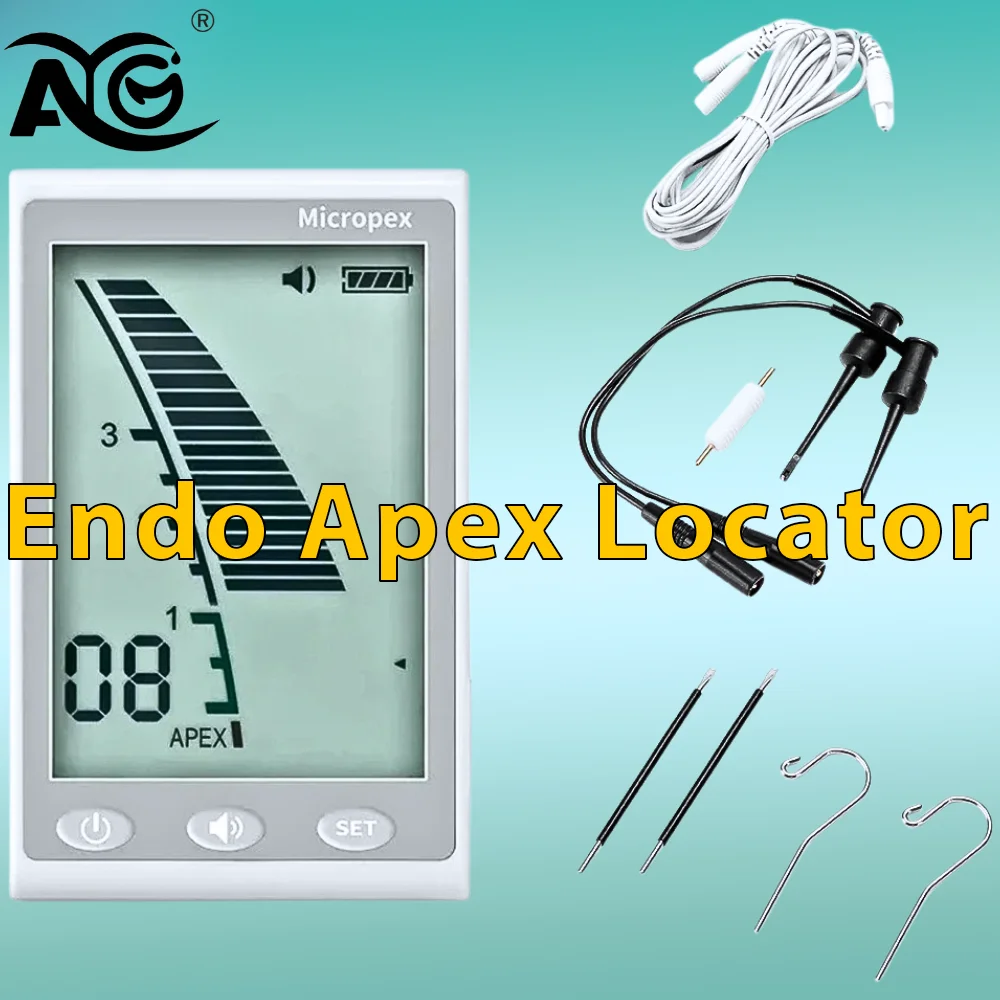 AG Dental Medical Equipment Portable Apex Locator Root Canal Measurement Instrument for Endodontic Treatment and Oral Therapy