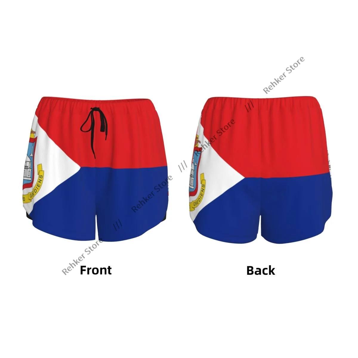 女性ヨガショーツシンテマールテン旗軽量アスレチック速乾性通気性屋外ランニングショーツ