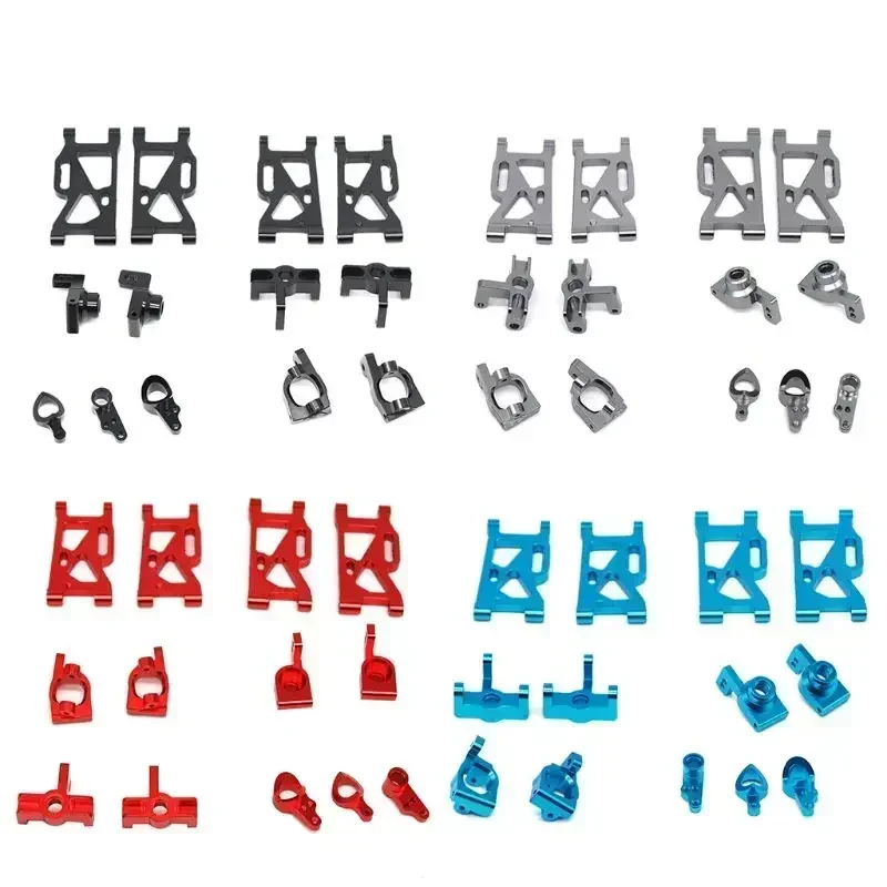 Metalen Stuurbrug Base C Achternaaf Zetel Montage Upgrade Onderdelen voor Wltoys 144001 1/14 RC Auto