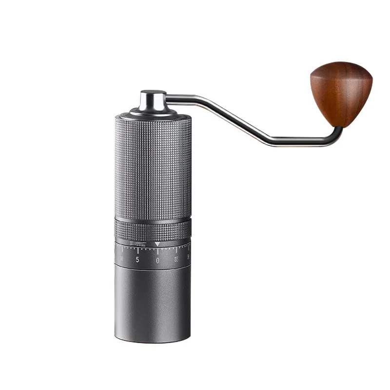 external adjust manual coffee grinder steel core seven star outdoor portable coffee mill