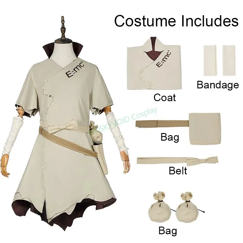 

aa69Anime Senkuu Косплей Куртка Костюмы на Хэллоуин Comic-con Косплейер Парики Карнавальная вечеринка Ishigami Senku Одевание