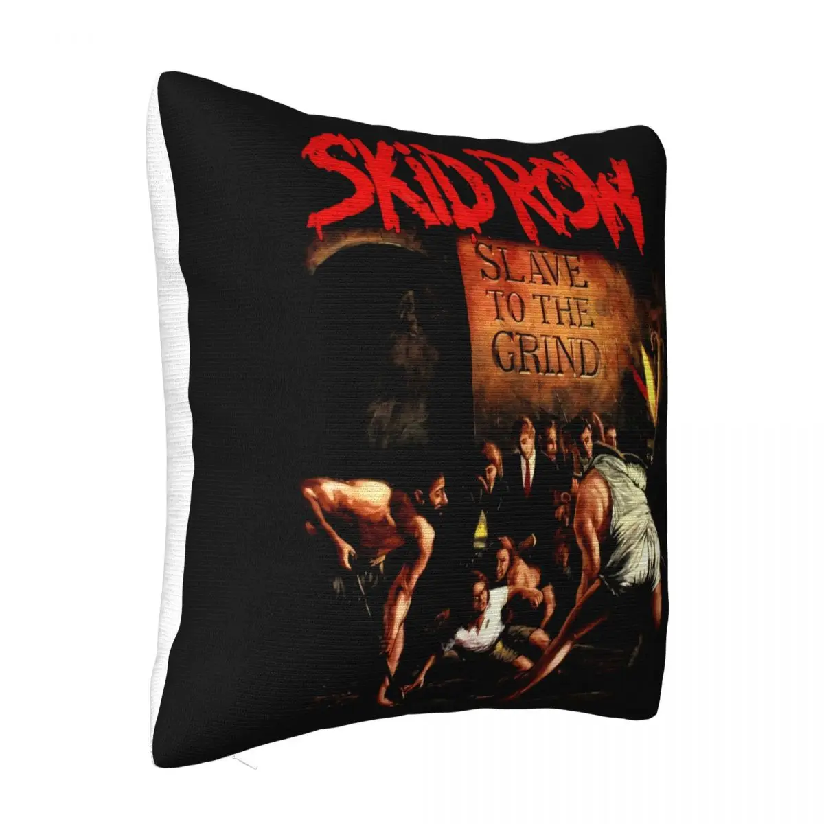 Skid Row Slave To The Grind91 Glam Rock Skidrow Dokken Ratt New Black Holiday Pillow Case