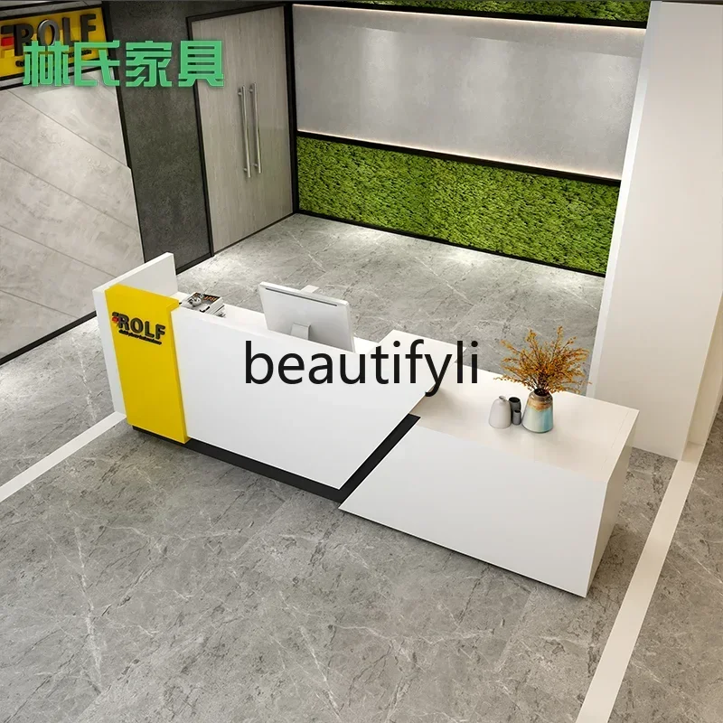 yj58 Paint checkout page Beauty salon Welcome desk Modern bar Company reception desk9344