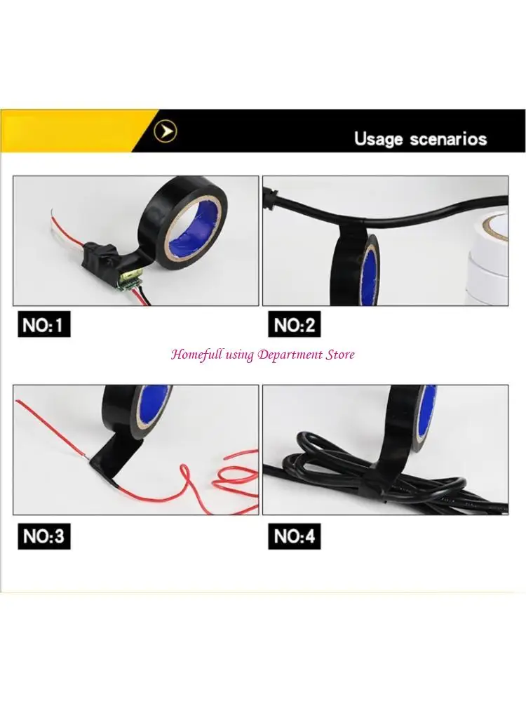

High Flexibility Tear Resistant PVC Electrical Tape 5M Waterproof Wiring Tape