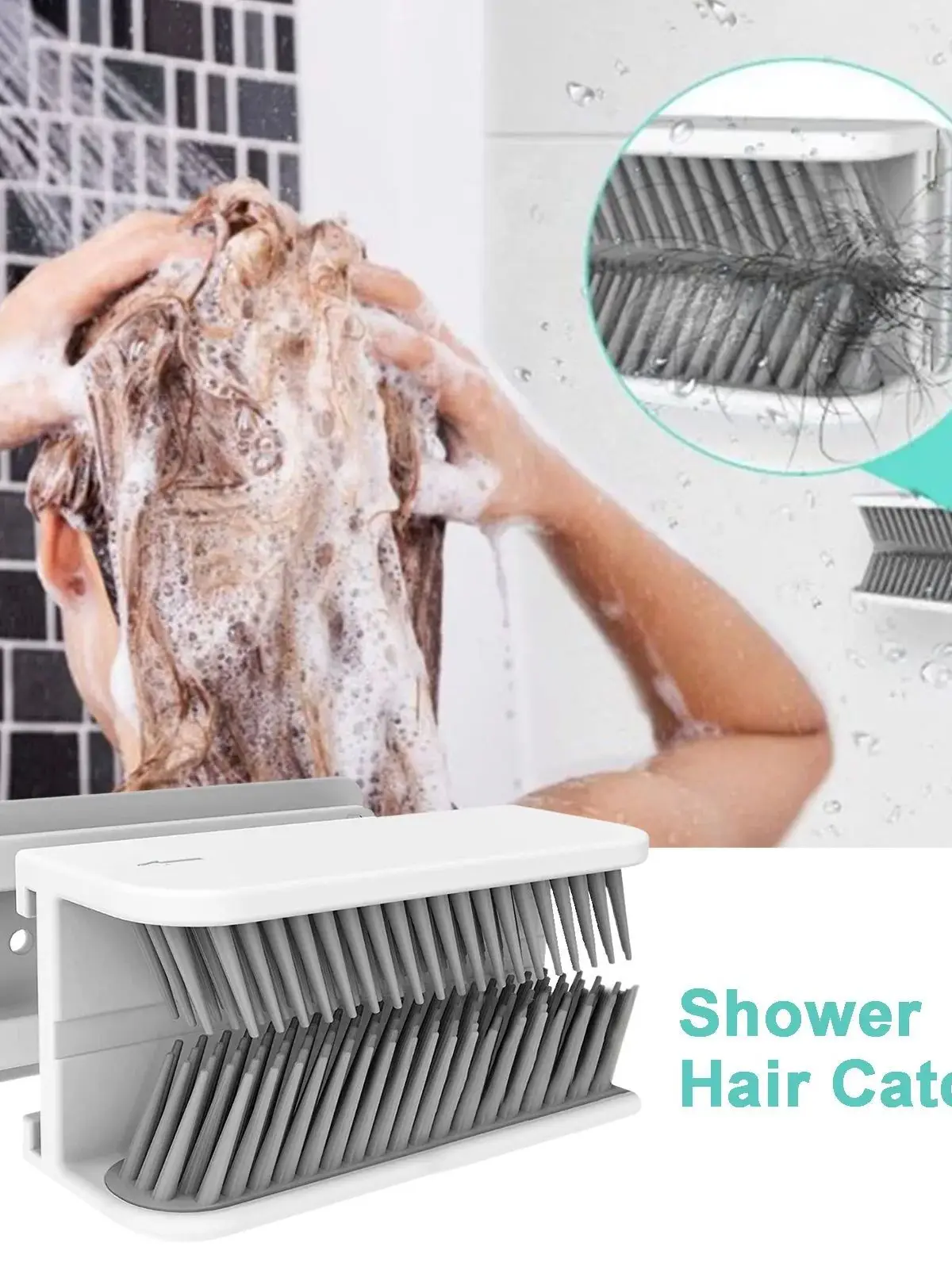 silicone-hair-stopper-wall-shower-hair-catcher-no-brand-registered-trademark-origin-china-for-diy-knitting-material-package