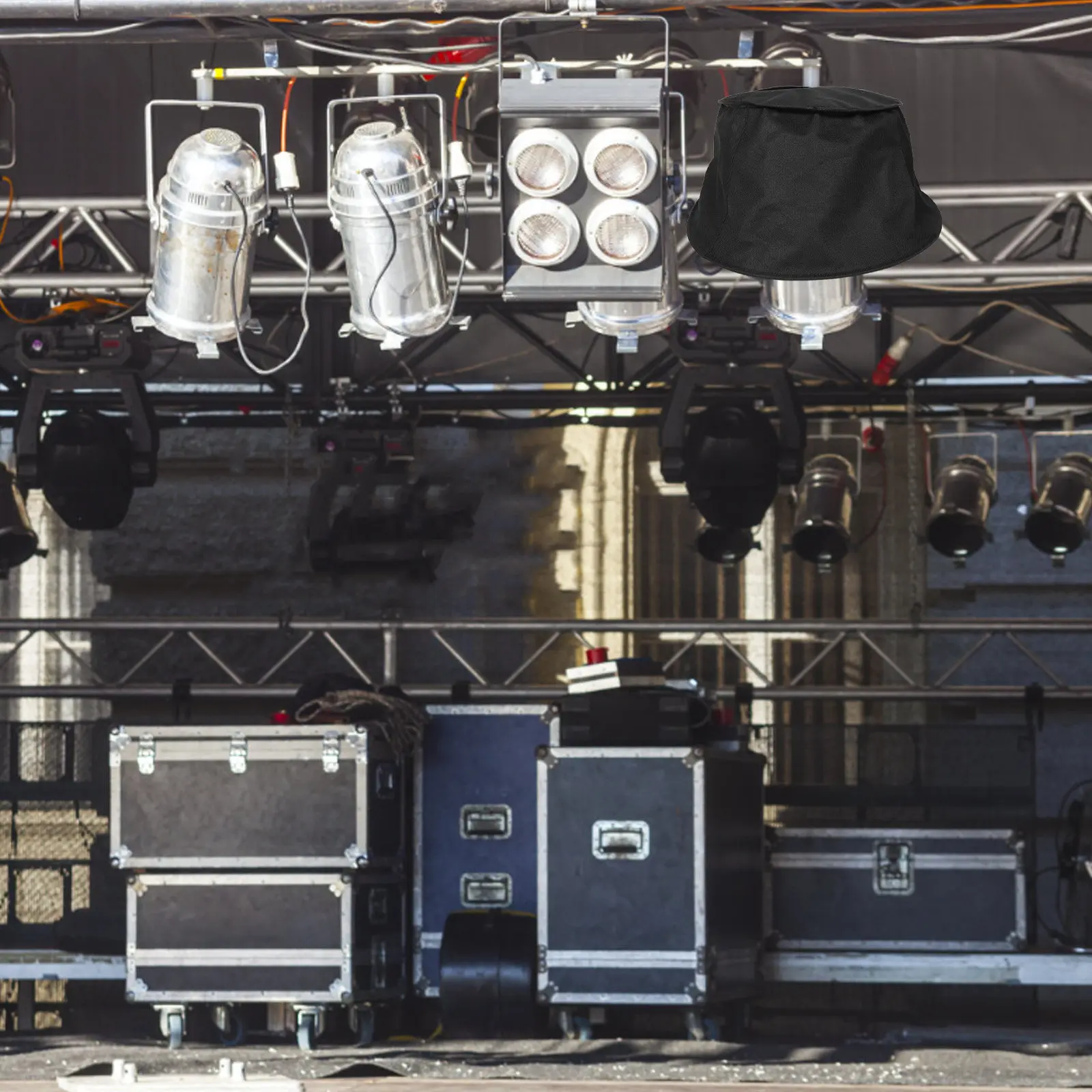 

Waterproof LED Stage Light Rain Cover IP65 Moving Head Light Protector Outdoor Concert Weatherproof Guard High Transparency Easy