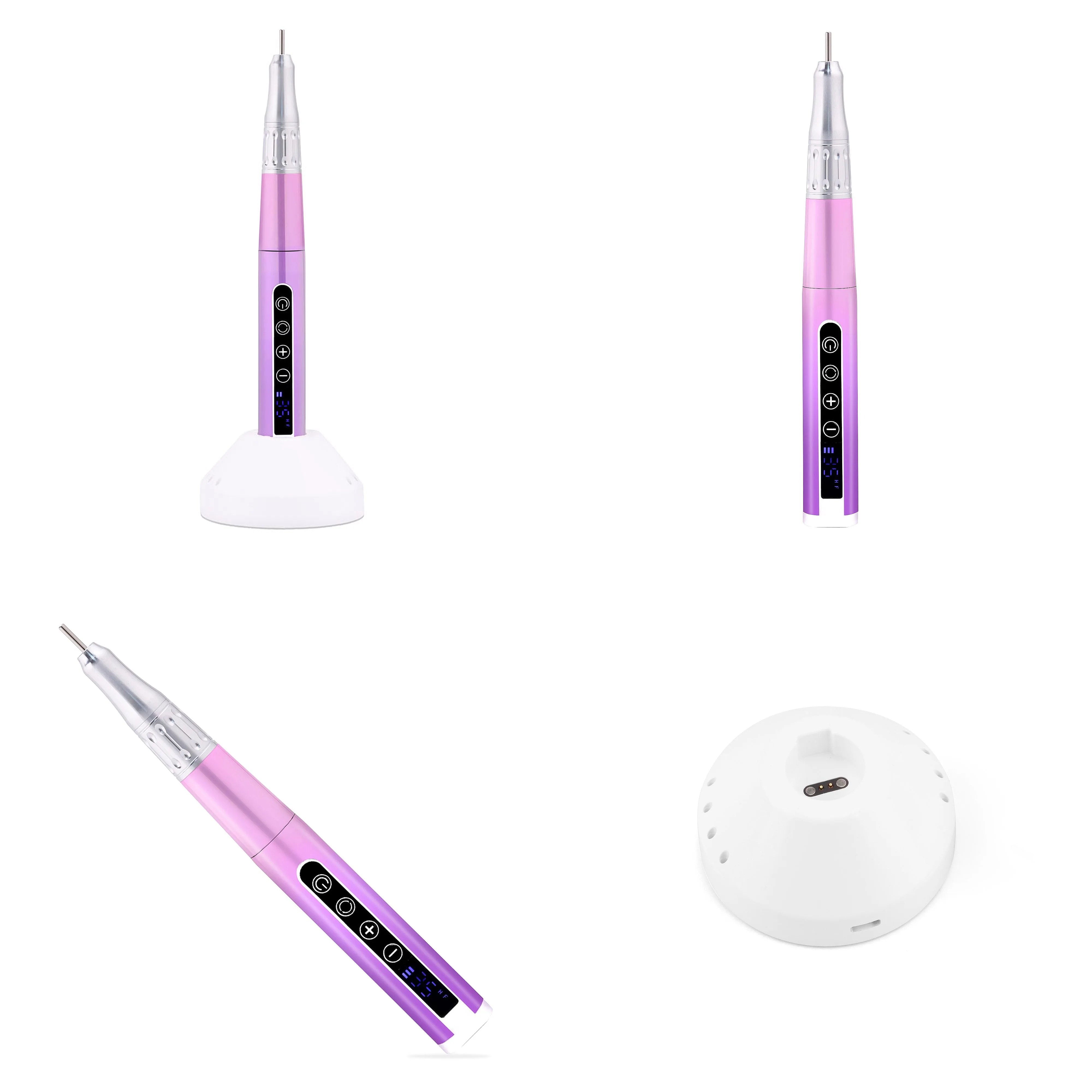 Professional 35000RPM Coreless Nail Drill Machine 3.9Ncm High Torque Portable E-File With Charge Base for Salon Manicure