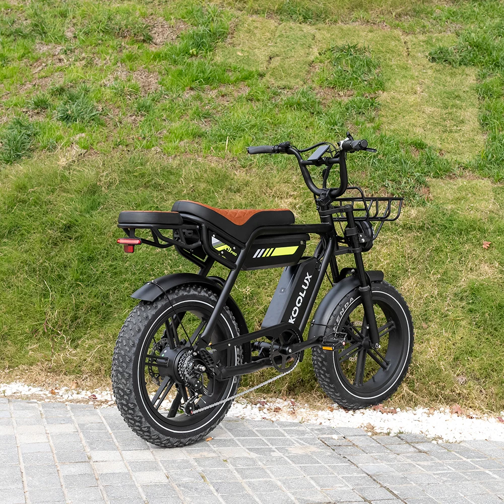 X9 PROS Aluminum Alloy Fat Tire Ebike,48V Dual Lithium Battery,250W Mid‑drive Motor,7‑Speed Long Range Electric Bike EU Standard