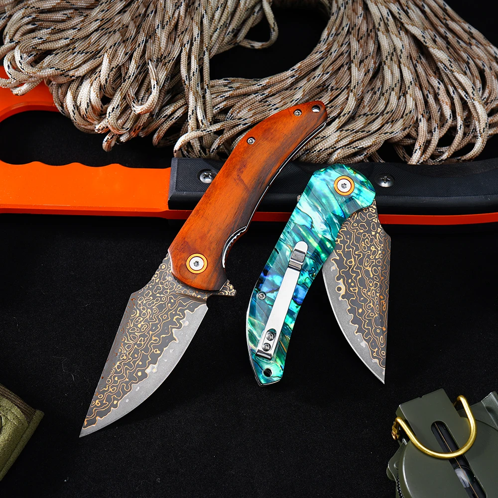 Brass Damascus Fold…