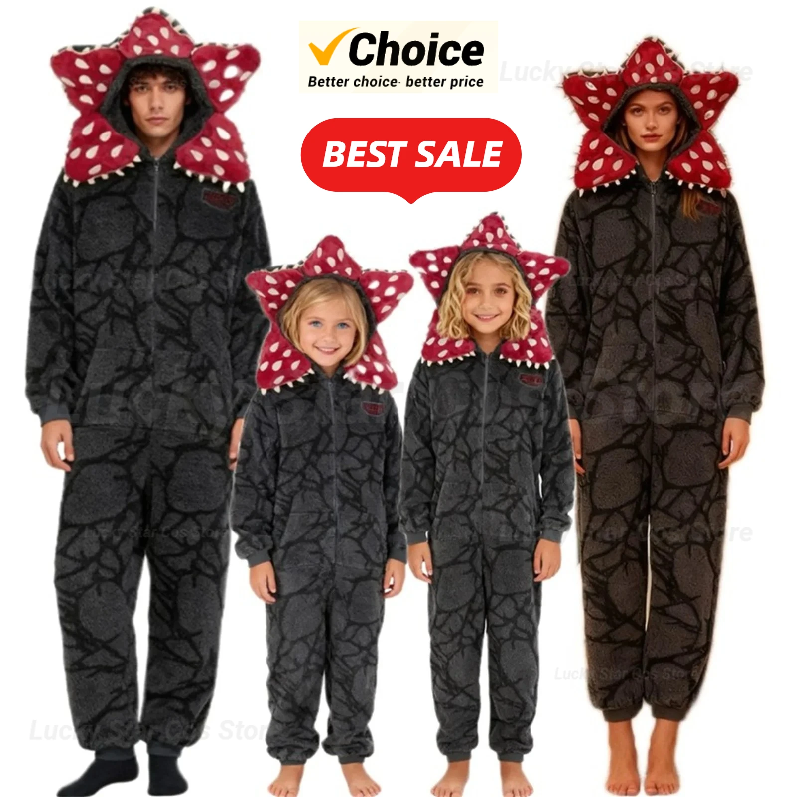 

2025 Teen Cartoon Character Jumpsuit Pajamas – Cozy Footed Sleepwear for Themed Birthday Parties & Family Reunions Cosplay