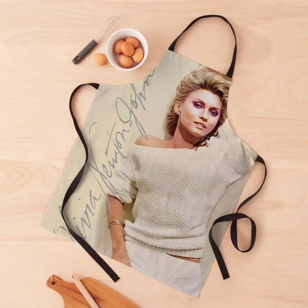 

Olivia Newton-John - Greatest Hits - 1982 Apron professional hairdressing Kitchen Tools Teacher Apron