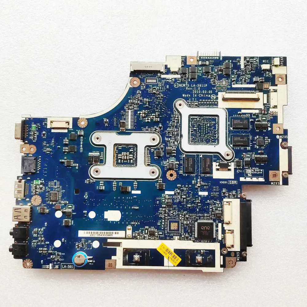 NEW75 LA-5911P For Acer Aspire 5551G 5552G Laptop Motherboard MBPUU02001 Mainboard  MB.WVE02.001 LA-5911P 100% OK