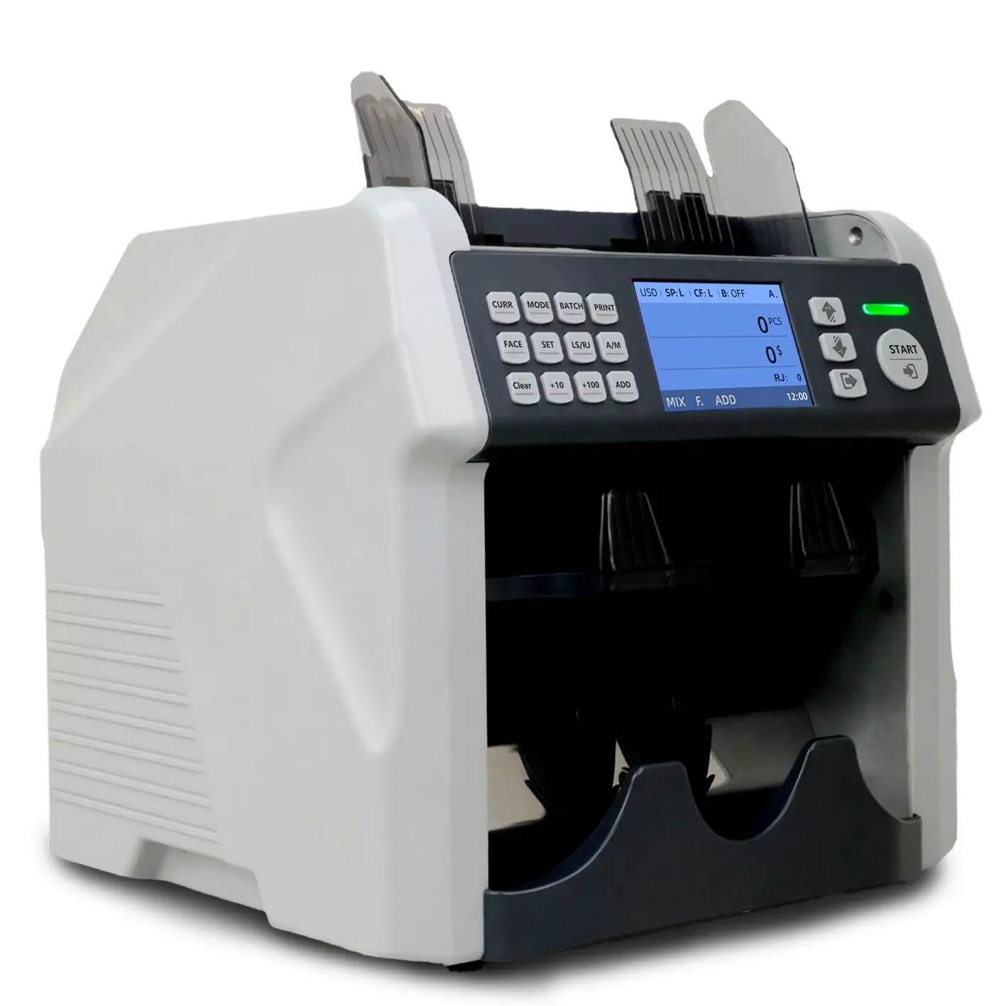 عداد النقود عداد UN-200A 2025 المعتمد من ECB عداد فواتير الأوراق النقدية 2 فارز العملات الجيب #3