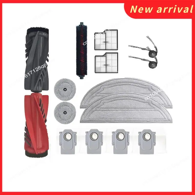 Roborock Saros 10/ G30/ S9 Maxv Ultraロボット掃除機用N89R 15個入りローラーサイドブラシHEPAフィルターモップパッドダストバッグ